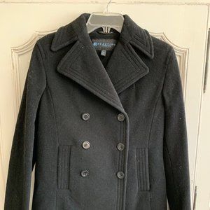 Black Wool Coat Size 4 - New with Tags